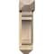 Ekena Millwork Olympic Arts and Crafts Rough Sawn Bracket w/ Offset Brace, Douglas Fir, 6"W x 18"D x 22"H BKT0604X18X22OLY03RDF - alternate 3